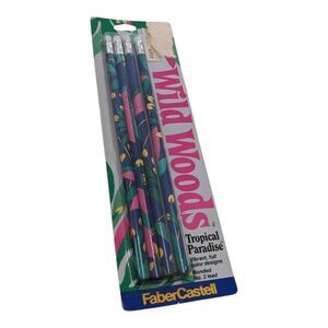 Vintage Faber Castell Wild Woods‎ 4 Pack Pencils Old Stock New